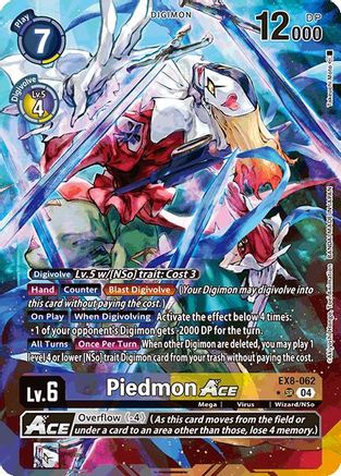 Piedmon ACE (Alternate Art) (EX8-062) - Chain of Liberation Foil