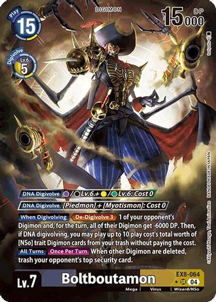 Boltboutamon (Alternate Art) (EX8-064) - Chain of Liberation Foil