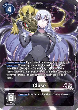 Close (Alternate Art) (EX8-067) - Chain of Liberation Foil