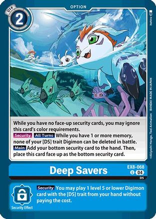 Deep Savers (EX8-068) - Chain of Liberation