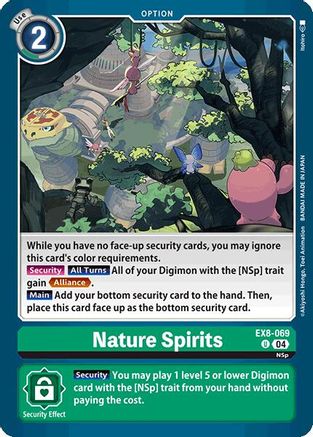 Nature Spirits (EX8-069) - Chain of Liberation