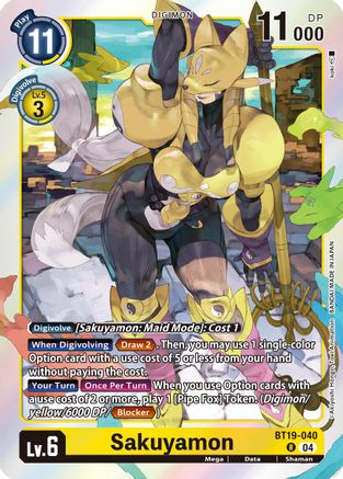 Sakuyamon (BT19-040) - Release Special Booster 2.5 Foil