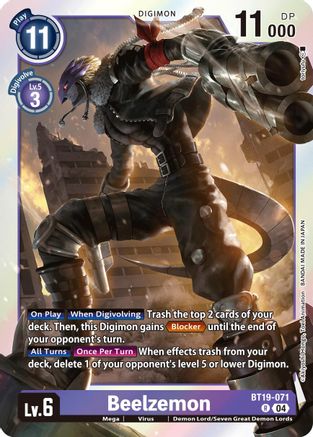 Beelzemon (BT19-071) - Release Special Booster 2.5 Foil