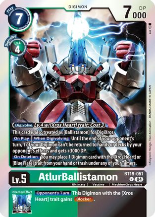 AtlurBallistamon (BT19-051) - Release Special Booster 2.5 Foil