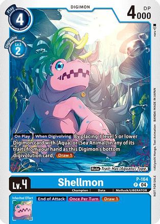 Shellmon (Store Tournament 2025 Vol.1 Participation Pack) (P-164) - Digimon Promotion Cards