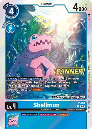 Shellmon (Store Tournament 2025 Vol.1 Winner Pack) (P-164) - Digimon Promotion Cards Foil