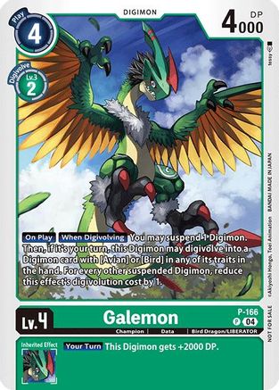 Galemon (Store Tournament 2025 Vol.1 Participation Pack) (P-166) - Digimon Promotion Cards