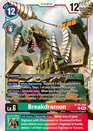 Breakdramon (BT20-044) - Release Special Booster 2.5 Foil