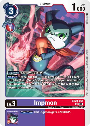 Impmon - BT20-061 (BT20-061) - Release Special Booster 2.5