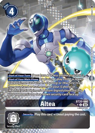Altea (Alternate Art) (BT20-086) - Release Special Booster 2.5 Foil