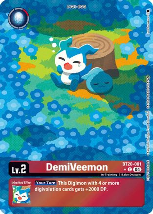 DemiVeemon (Release Special Booster 2.5: Box Promotion Pack) (BT20-001) - Release Special Booster 2.5 Foil