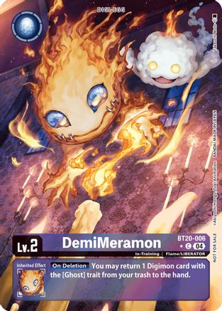 DemiMeramon - BT20-006 (Release Special Booster 2.5: Box Promotion Pack) (BT20-006) - Release Special Booster 2.5 Foil
