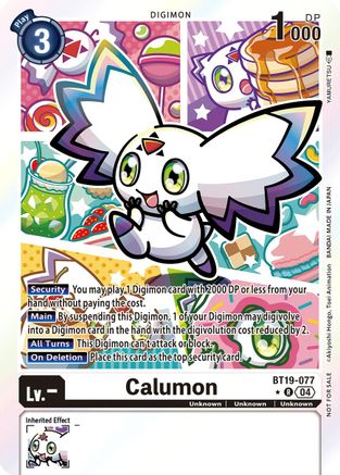 Calumon (Release Special Booster 2.5: Box Promotion Pack) (BT19-077) - Release Special Booster 2.5 Foil