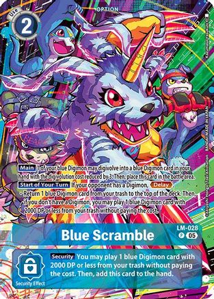 Blue Scramble (Alternate Art) (LM-028) - Starter Deck 21: Hero of Hope Foil