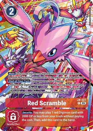Red Scramble (Alternate Art) (LM-027) - Starter Deck 21: Hero of Hope Foil