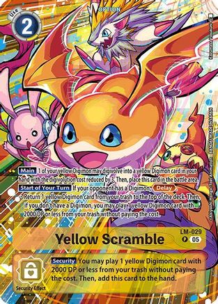 Yellow Scramble (Alternate Art) (LM-029) - Starter Deck 21: Hero of Hope Foil