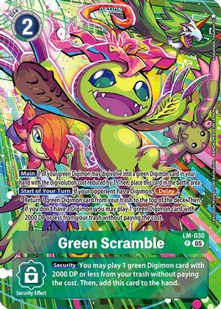 Green Scramble (Alternate Art) (LM-030) - Starter Deck 21: Hero of Hope Foil