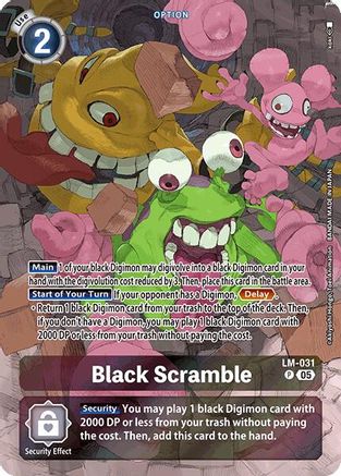 Black Scramble (Alternate Art) (LM-031) - Starter Deck 21: Hero of Hope Foil
