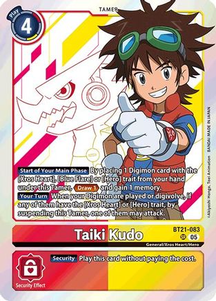 Taiki Kudo (BT21-083) - World Convergence Foil
