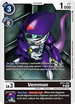 Vemmon (BT21-056) - World Convergence