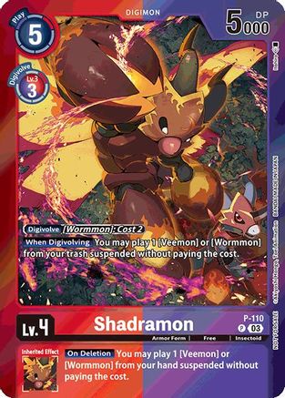 Shadramon (Special Event Pack 2025) (P-110) - Digimon Promotion Cards Foil