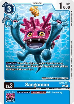 Sangomon (BT21-031) - World Convergence
