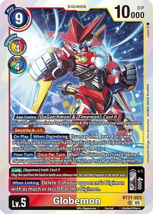 Globemon (BT21-023) - World Convergence Foil