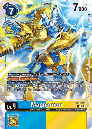 Magnamon (BT21-036) - World Convergence Foil