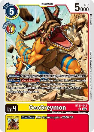 GeoGreymon (BT21-042) - World Convergence