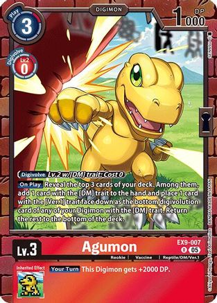 Agumon (EX9-007) - Versus Monsters Foil