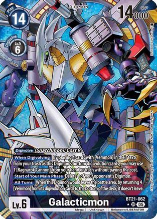 Galacticmon (Alternate Art) (BT21-062) - World Convergence Foil