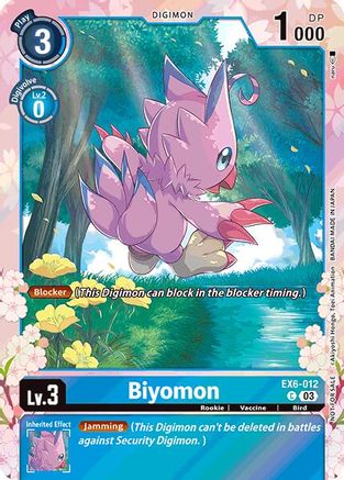 Biyomon (Regulation Battle Vol. 1) (EX6-012) - Infernal Ascension Foil