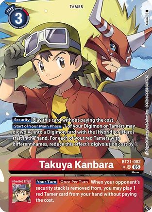 Takuya Kanbara (Alternate Art) (BT21-082) - World Convergence Foil
