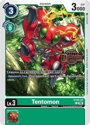 Tentomon (ST20-07) - Starter Deck 20: Protector of Light Release Event Cards Foil