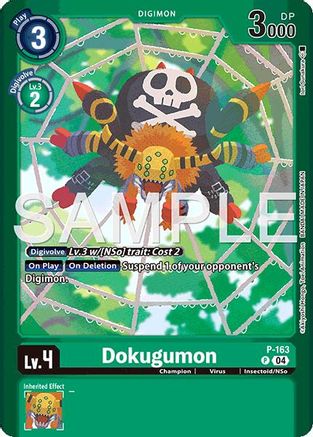 Dokugumon (P-163) - Limited Card Pack -Billion Bullet- Foil