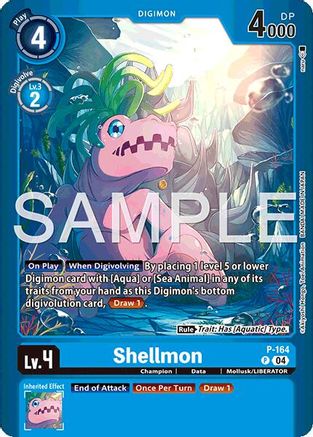 Shellmon (P-164) - Limited Card Pack -Billion Bullet- Foil