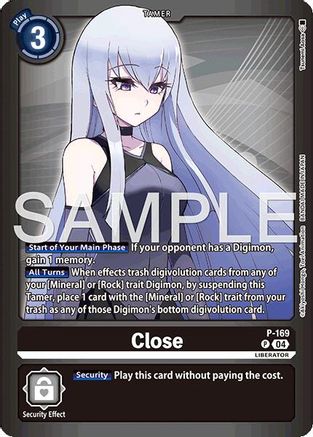 Close (P-169) - Limited Card Pack -Billion Bullet- Foil