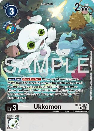 Ukkomon (BT16-082) - Limited Card Pack -Billion Bullet- Foil