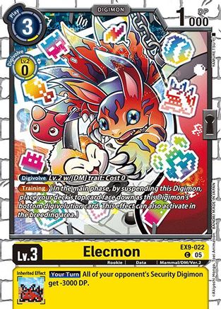 Elecmon (EX9-022) - Versus Monsters