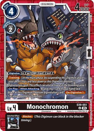 Monochromon (EX9-051) - Versus Monsters