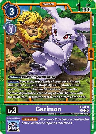 Gazimon (EX9-058) - Versus Monsters