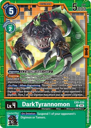 DarkTyrannomon (EX9-039) - Versus Monsters