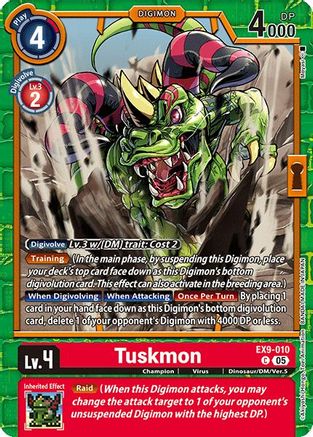 Tuskmon (EX9-010) - Versus Monsters