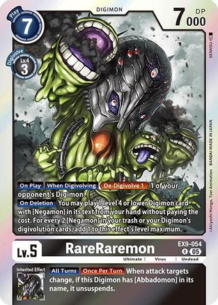 RareRaremon (EX9-054) - Versus Monsters Foil