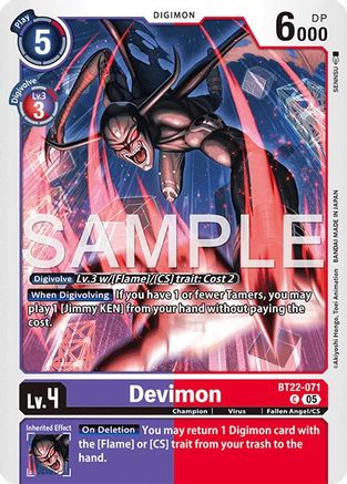 Devimon (BT22-071) - Cyber Eden