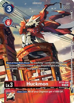 Huckmon (Versus Monsters Legend Pack 2025) (BT20-008) - Versus Monsters Foil
