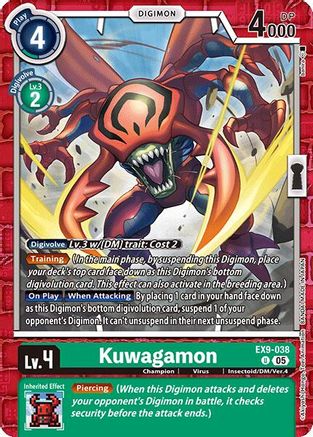 Kuwagamon (EX9-038) - Versus Monsters