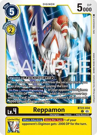 Reppamon (BT22-034) - Cyber Eden