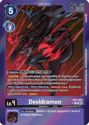 Devidramon (Limited Foil) (EX9-060) - Versus Monsters Foil