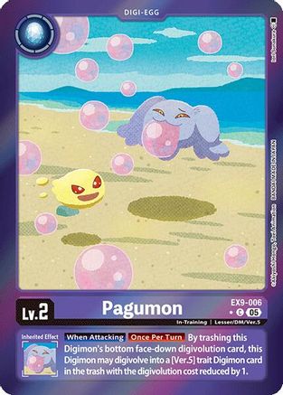 Pagumon (Limited Foil) (EX9-006) - Versus Monsters Foil